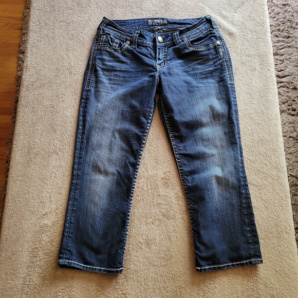 Silver Suki Flap Capri size 29 - Picture 3 of 10